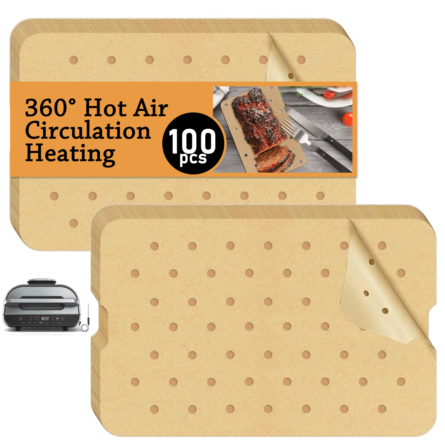 Kids Outdoor Ninja Equipment - Air Fryer Parchment Paper for FG551