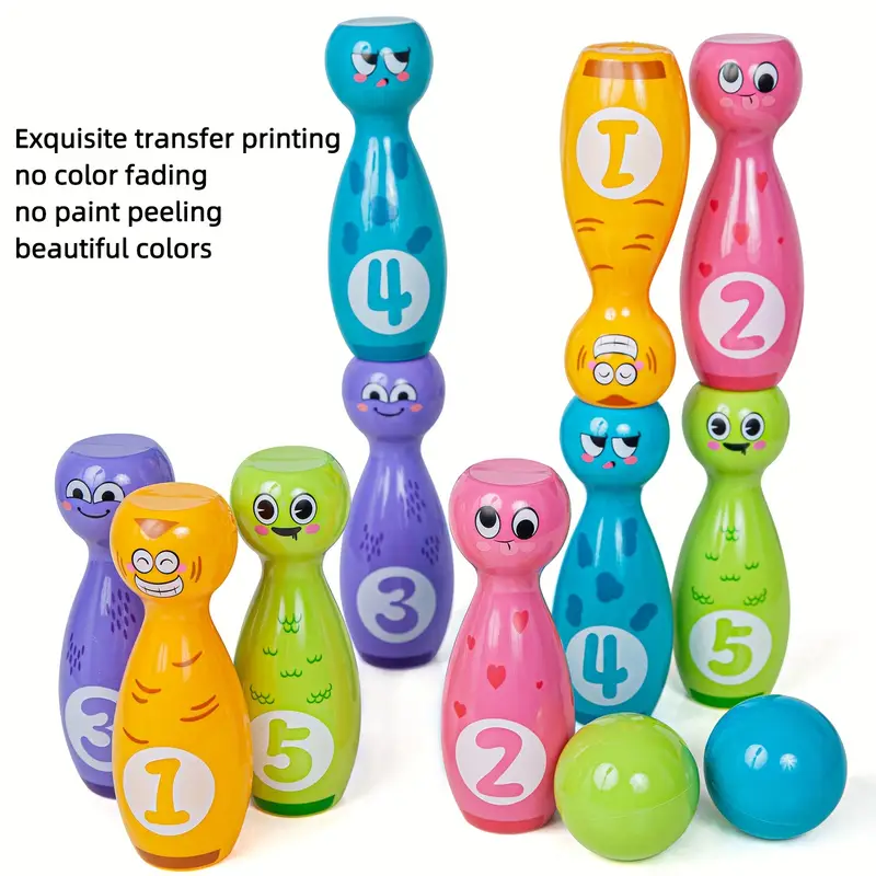 Kids Outdoor Explorer Set - Baby Cartoon Bowling Set Education Toys