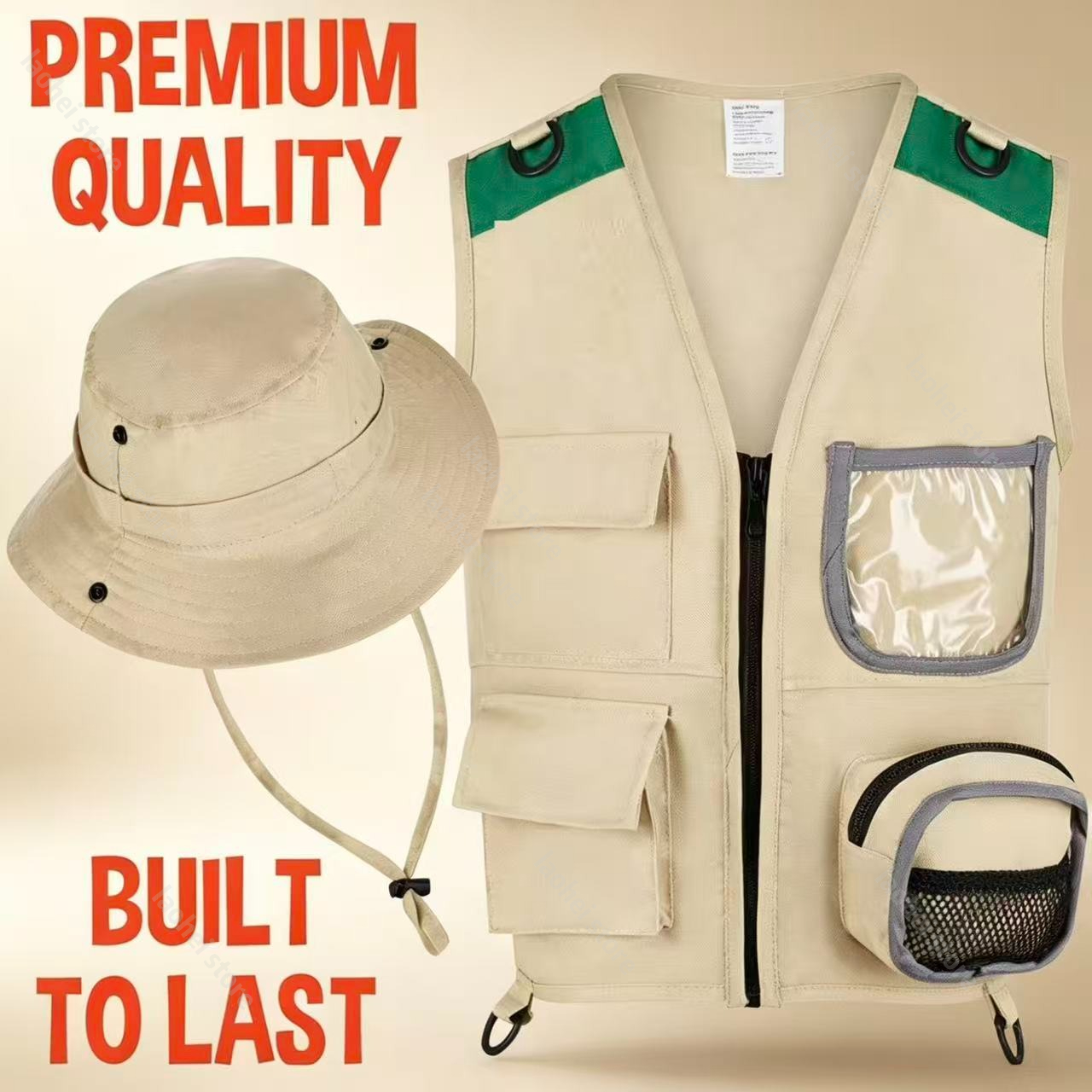 Kids Explorer Vest and Hat Cos - đánh giá và giá Kids Outdoor Hat