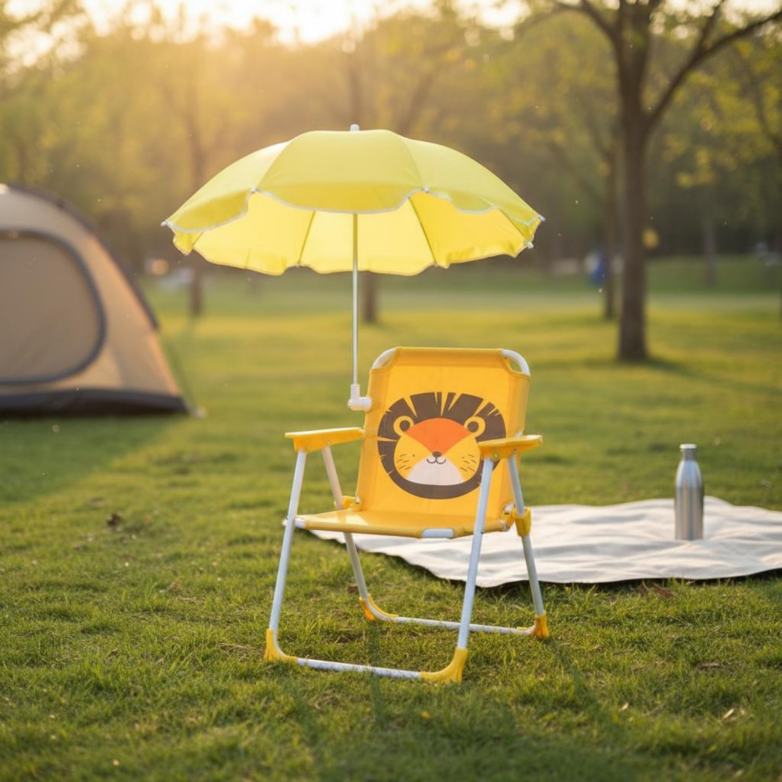 Children's Portable Chair with - đánh giá và giá Kids Outdoor Lounge Chair With Umbrella