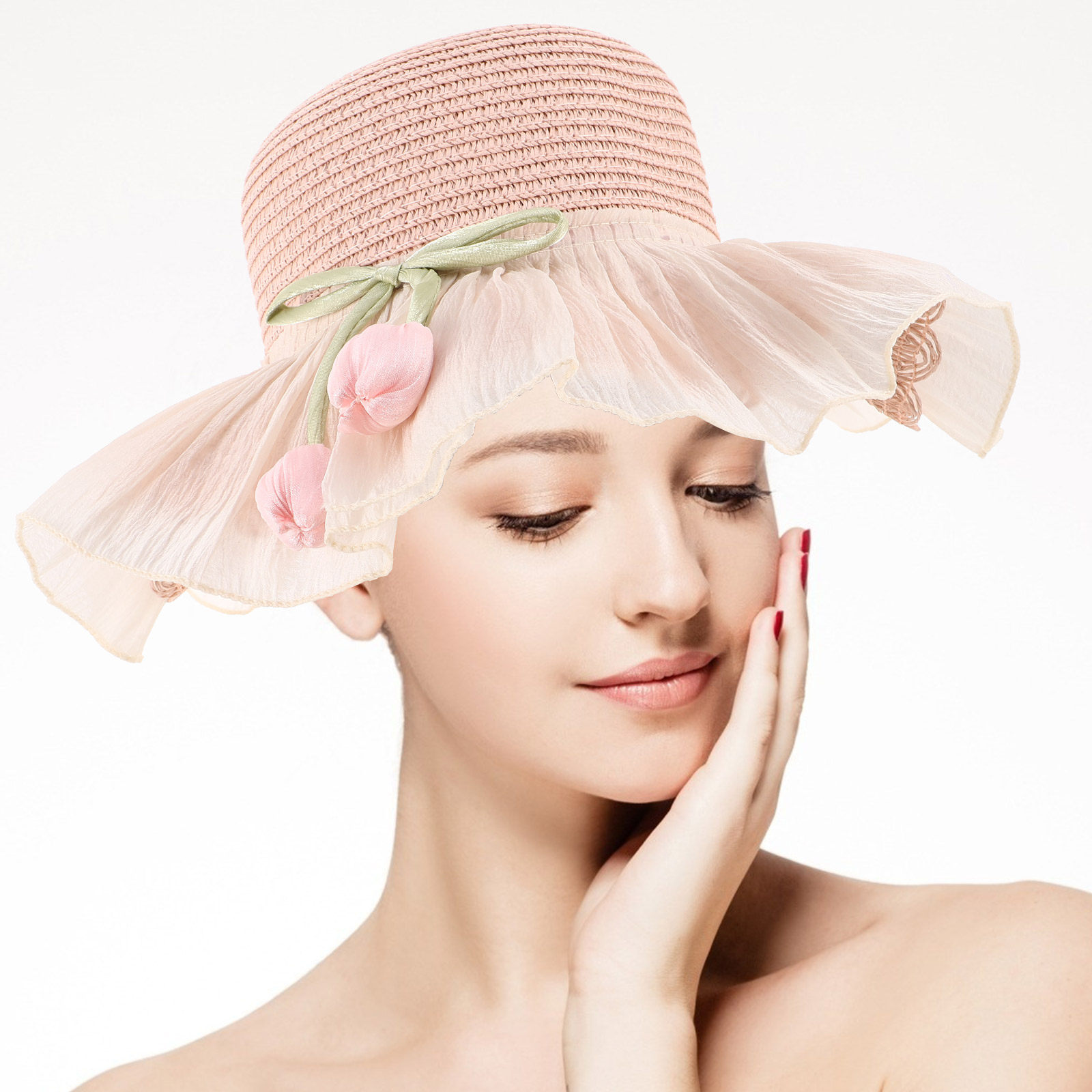 Girl Summer Straw Sun Hat Brea - đánh giá và giá Kids Outdoor Hat