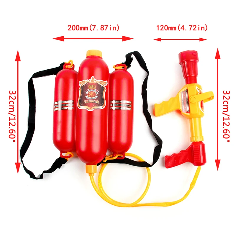 Large Capacity Water Gun Firem - đánh giá và giá Kids Outdoor Backpack