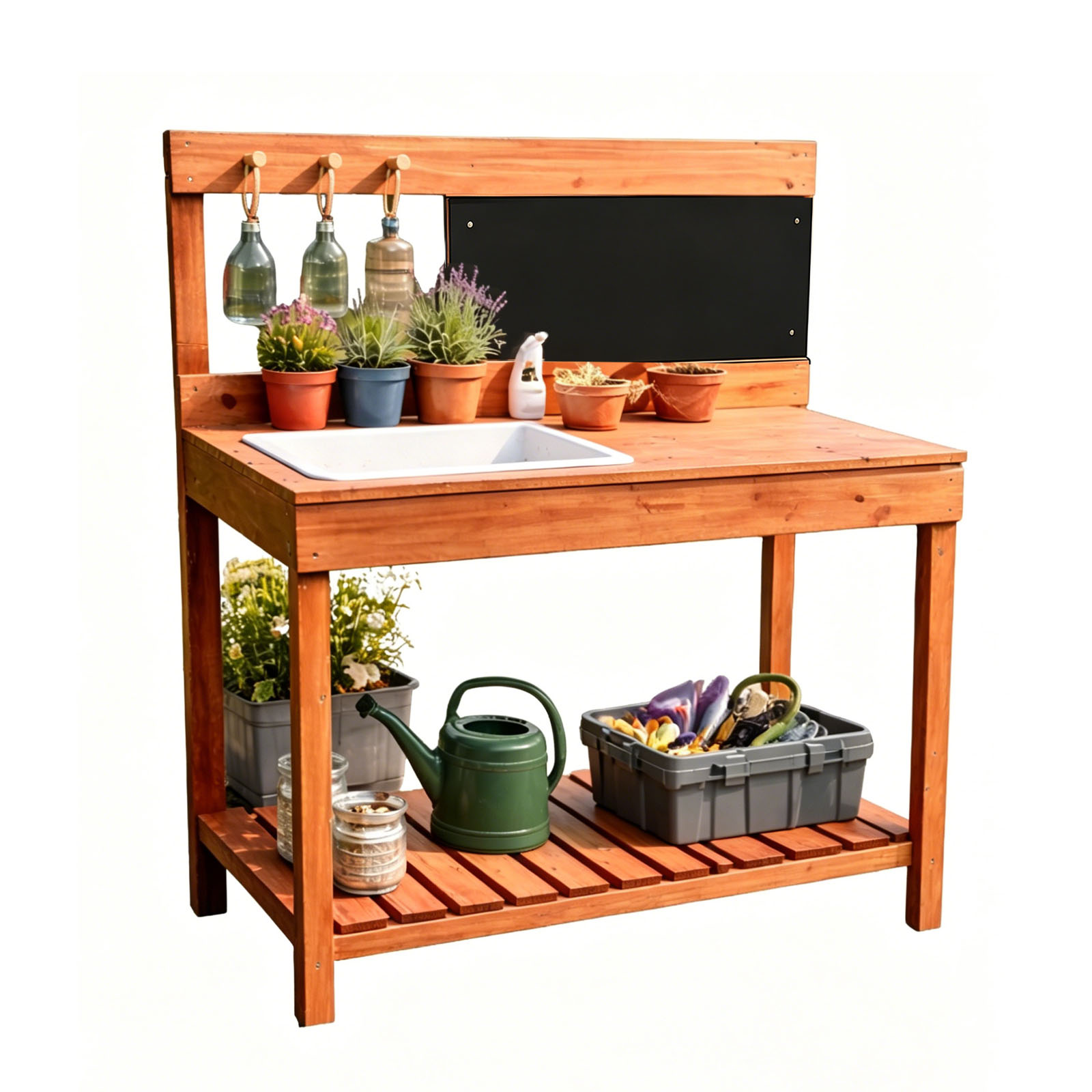 Wooden Potting Benches For Chi - đánh giá và giá Kids Outdoor Table