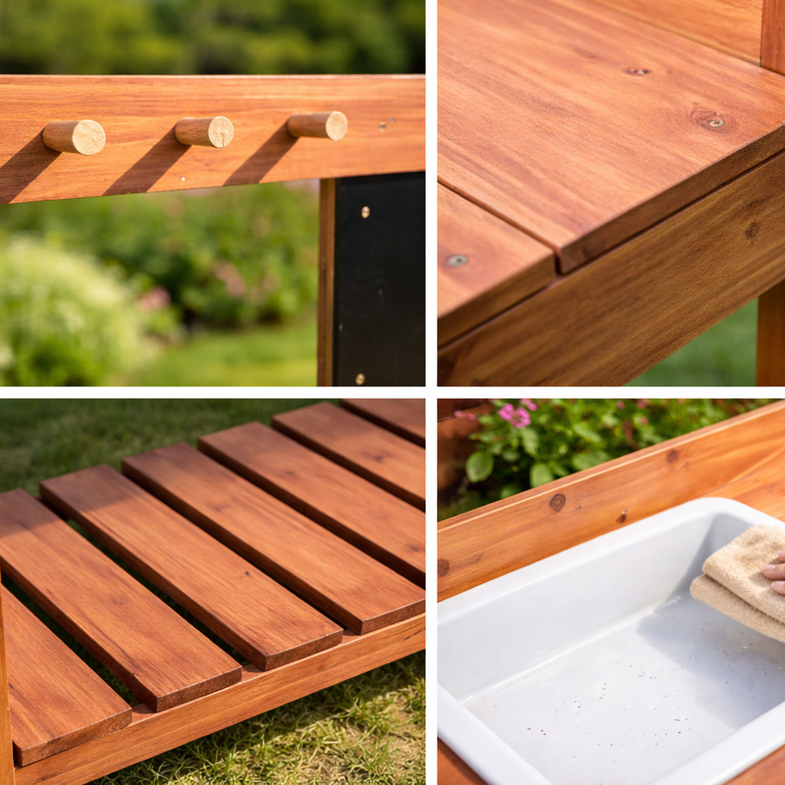 Wooden Potting Benches For Chi - đánh giá và giá Kids Outdoor Table