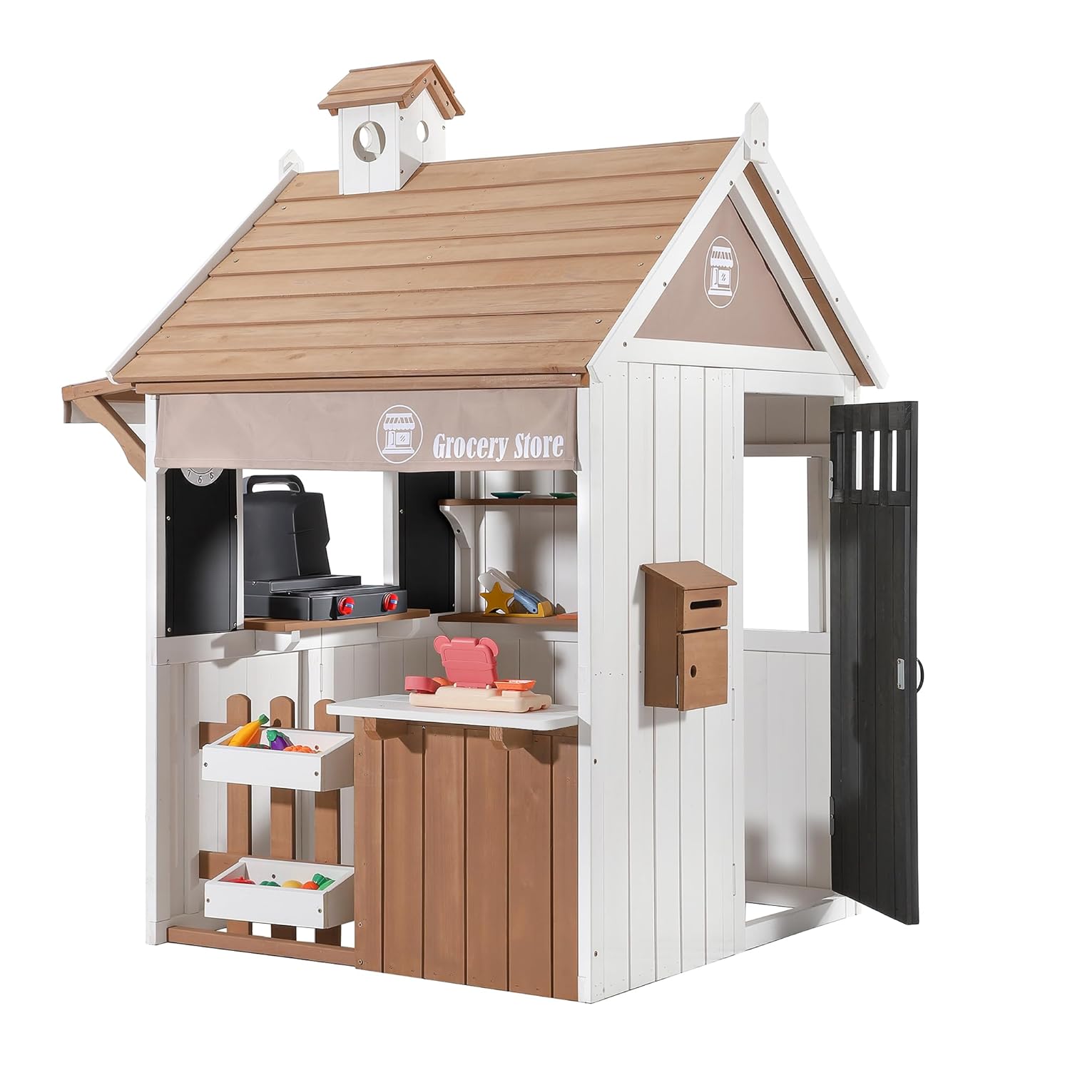 2-in-1 Cedar Wooden Kids Outdo - đánh giá và giá Kids Outdoor Grill