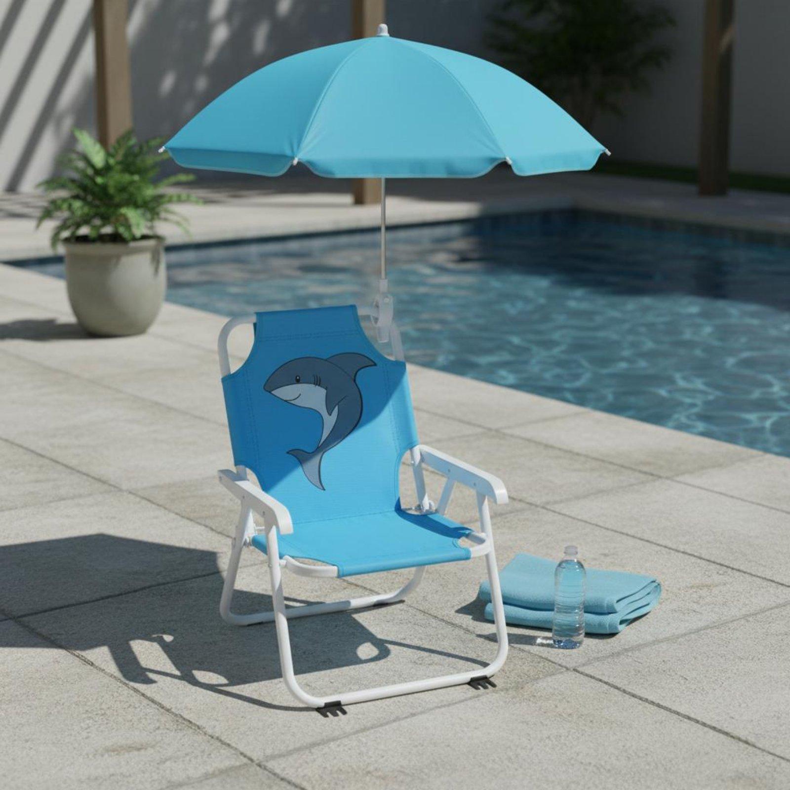 Children Outdoor Seat Portable - đánh giá và giá Kids Outdoor Lounge Chair With Umbrella
