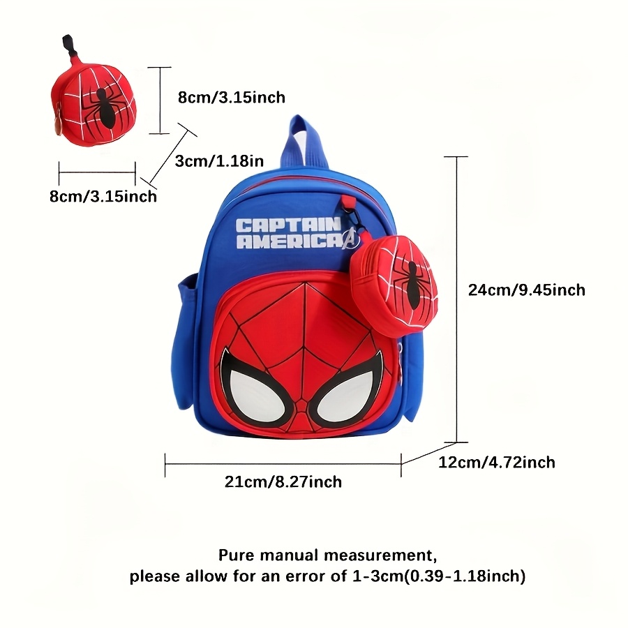 Spider-man&lron Man Style Back - đánh giá và giá Kids Outdoor Backpack