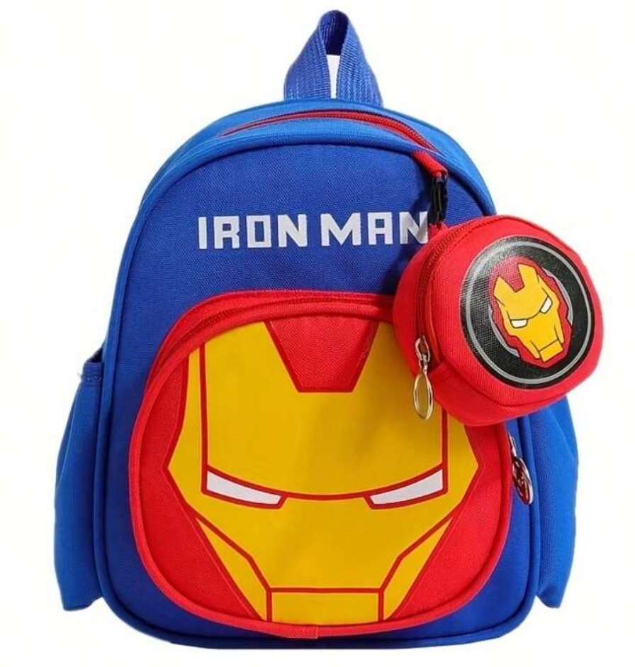 Spider-man&lron Man Style Back - đánh giá và giá Kids Outdoor Backpack