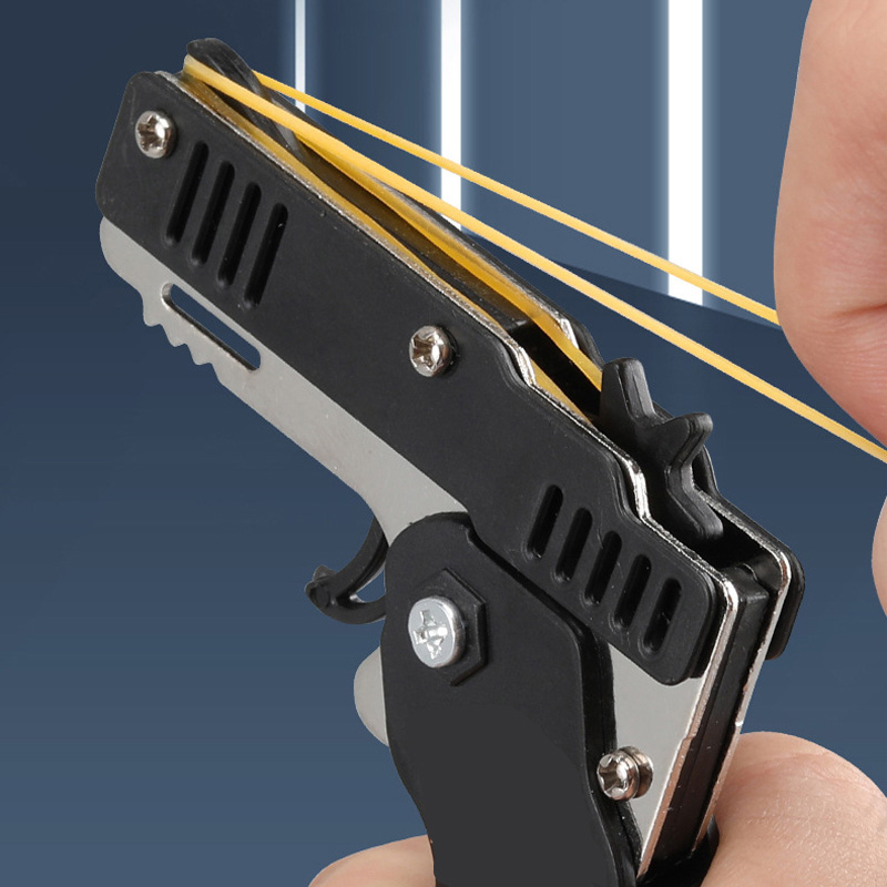 Mini Keychain Rubber Band Gun  - đánh giá và giá Kids Outdoor Games For Party