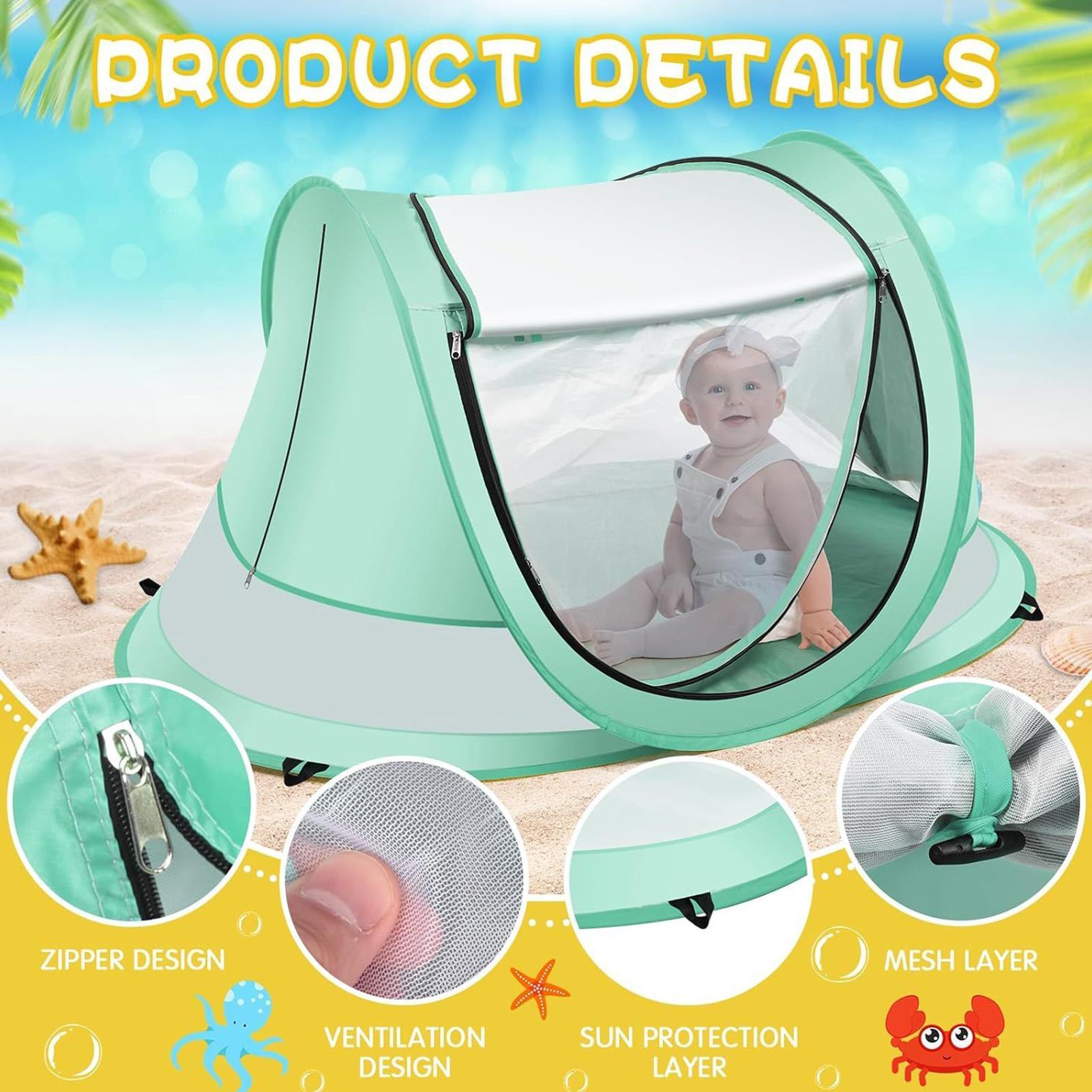 Kids Beach Tent UPF 50 Childre - đánh giá và giá Kids Outdoor Grill