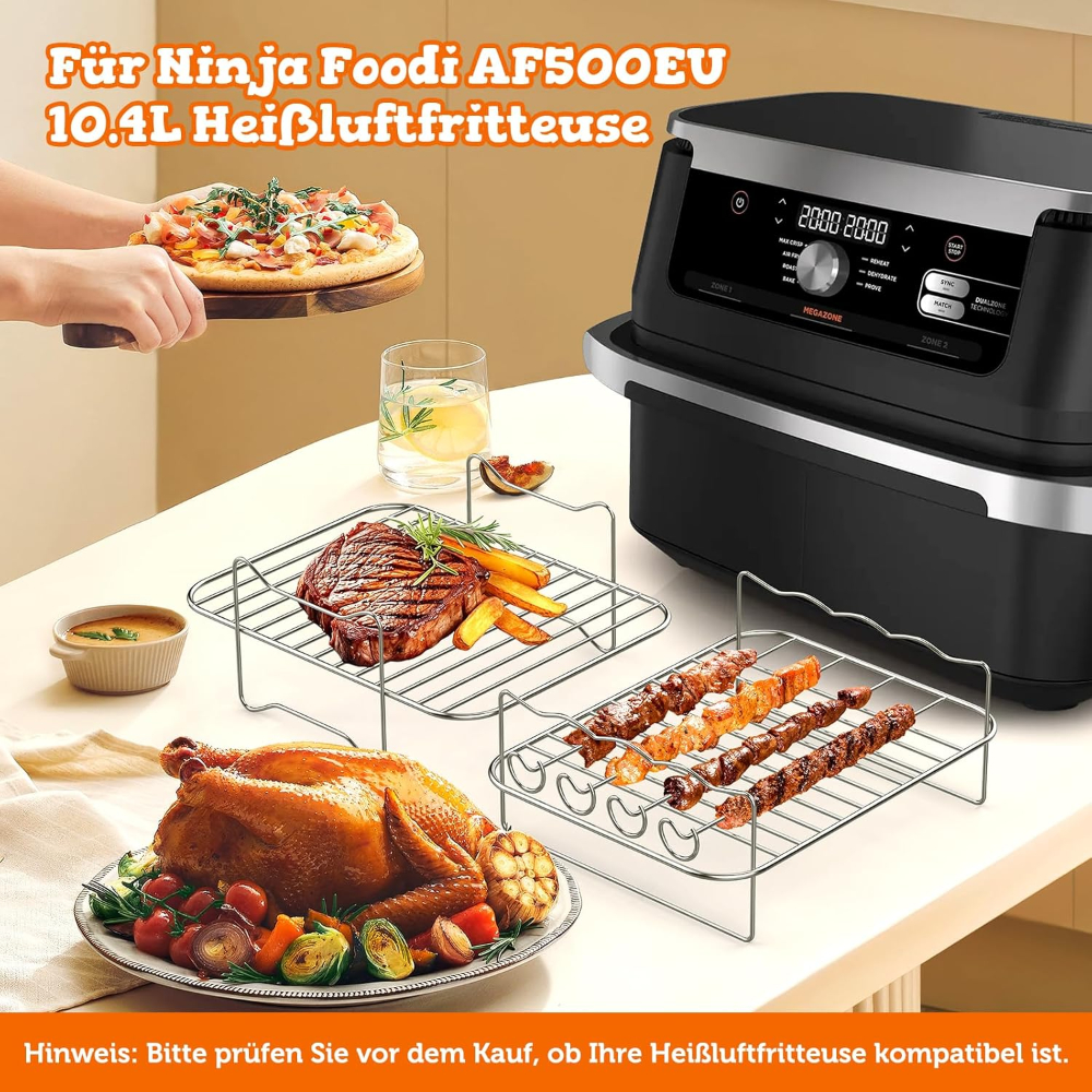 1set Air Fryer Grill Rack For  - đánh giá và giá Kids Outdoor Ninja Equipment