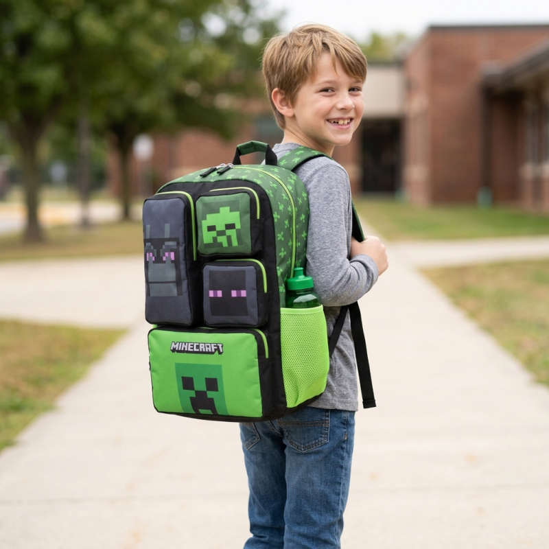 In Stock Minecraft Backpack La - đánh giá và giá Kids Outdoor Backpack