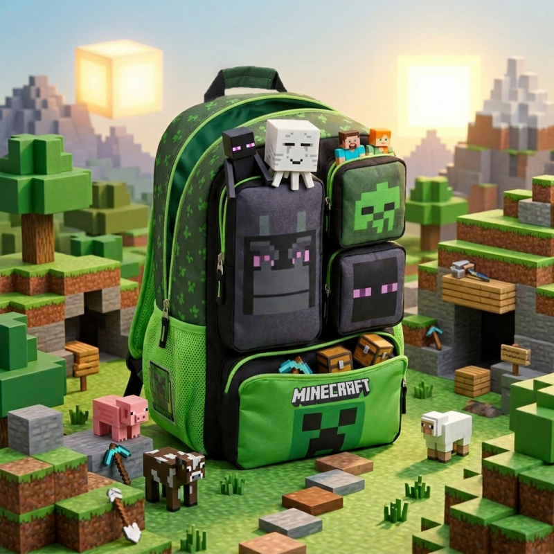 In Stock Minecraft Backpack La - đánh giá và giá Kids Outdoor Backpack