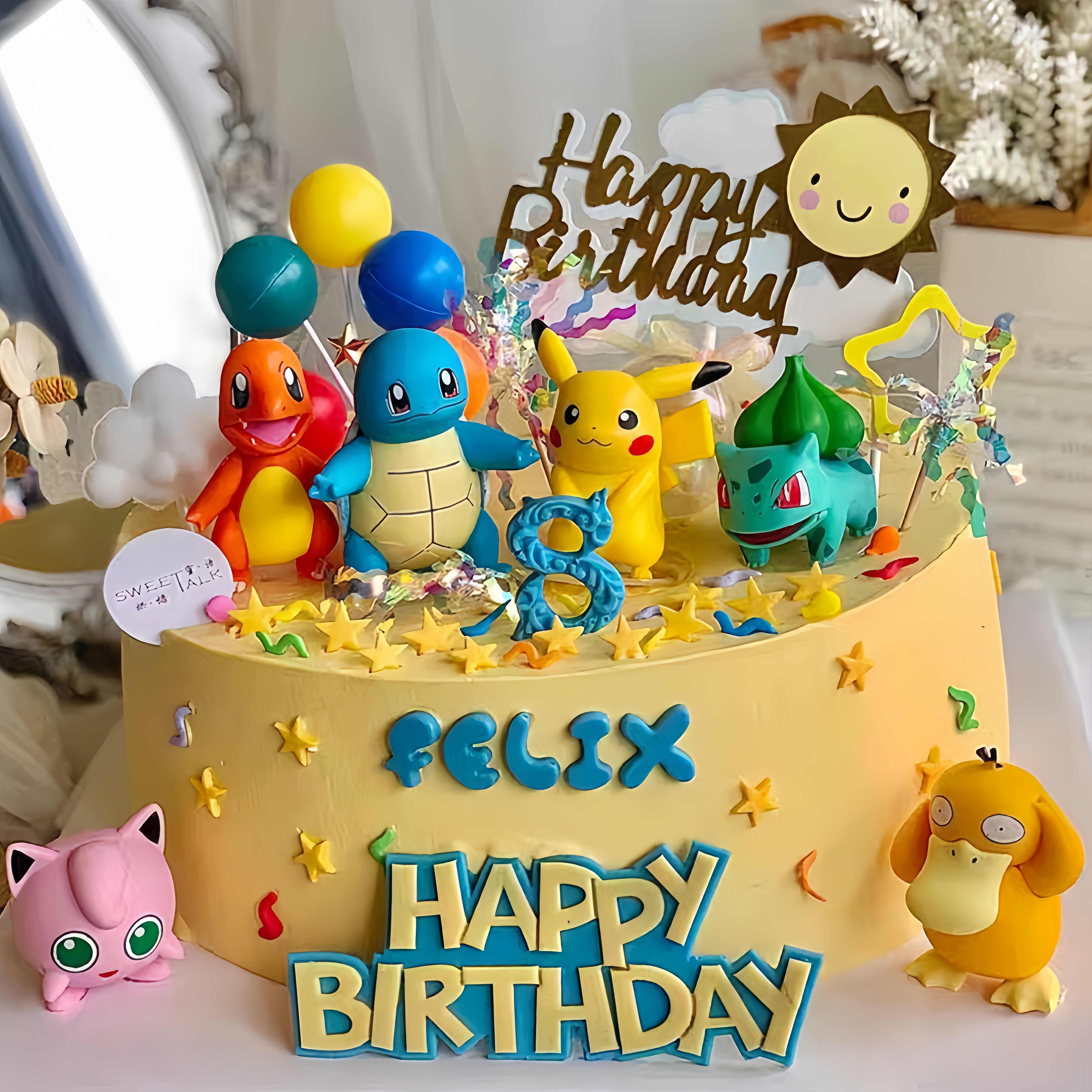 6Pcs/set Pokemon Monster Cake  - đánh giá và giá Kids Outdoor Merry Go Round