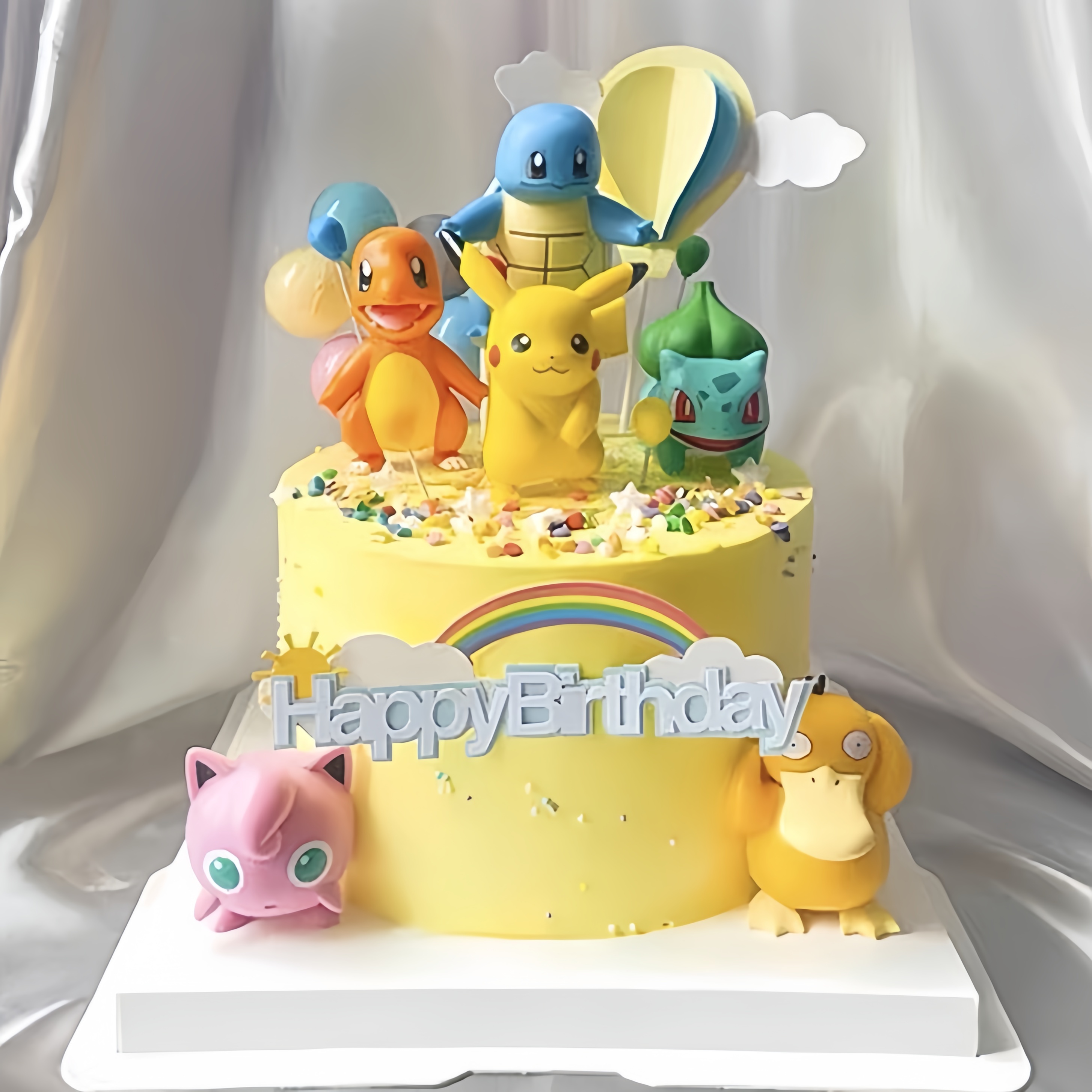 6Pcs/set Pokemon Monster Cake  - đánh giá và giá Kids Outdoor Merry Go Round