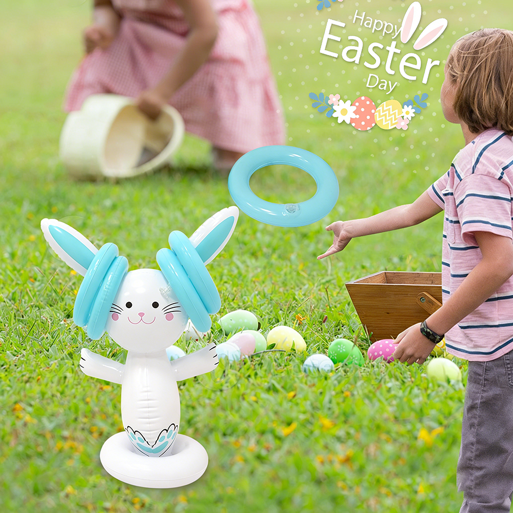 Easter Inflatable Bunny Ring T - đánh giá và giá Kids Outdoor Games For Party