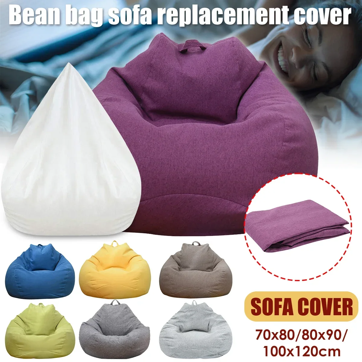 Large Bean Bag Chair Sofa Cove - đánh giá và giá Kids Outdoor Lounge Chair With Umbrella