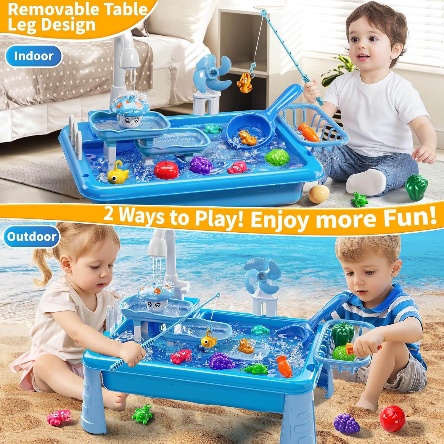 Water Table Play Sink Toy for  - đánh giá và giá Kids Outdoor Table