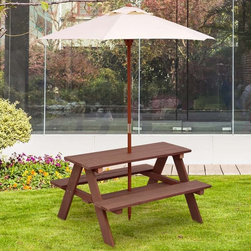 Outdoor 4-Seat Kids Picnic Tab - đánh giá và giá Kids Outdoor Table
