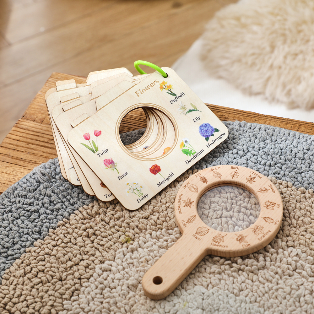 Wooden Montessori Toy Magnifyi - đánh giá và giá Kids Outdoor Explorer Set