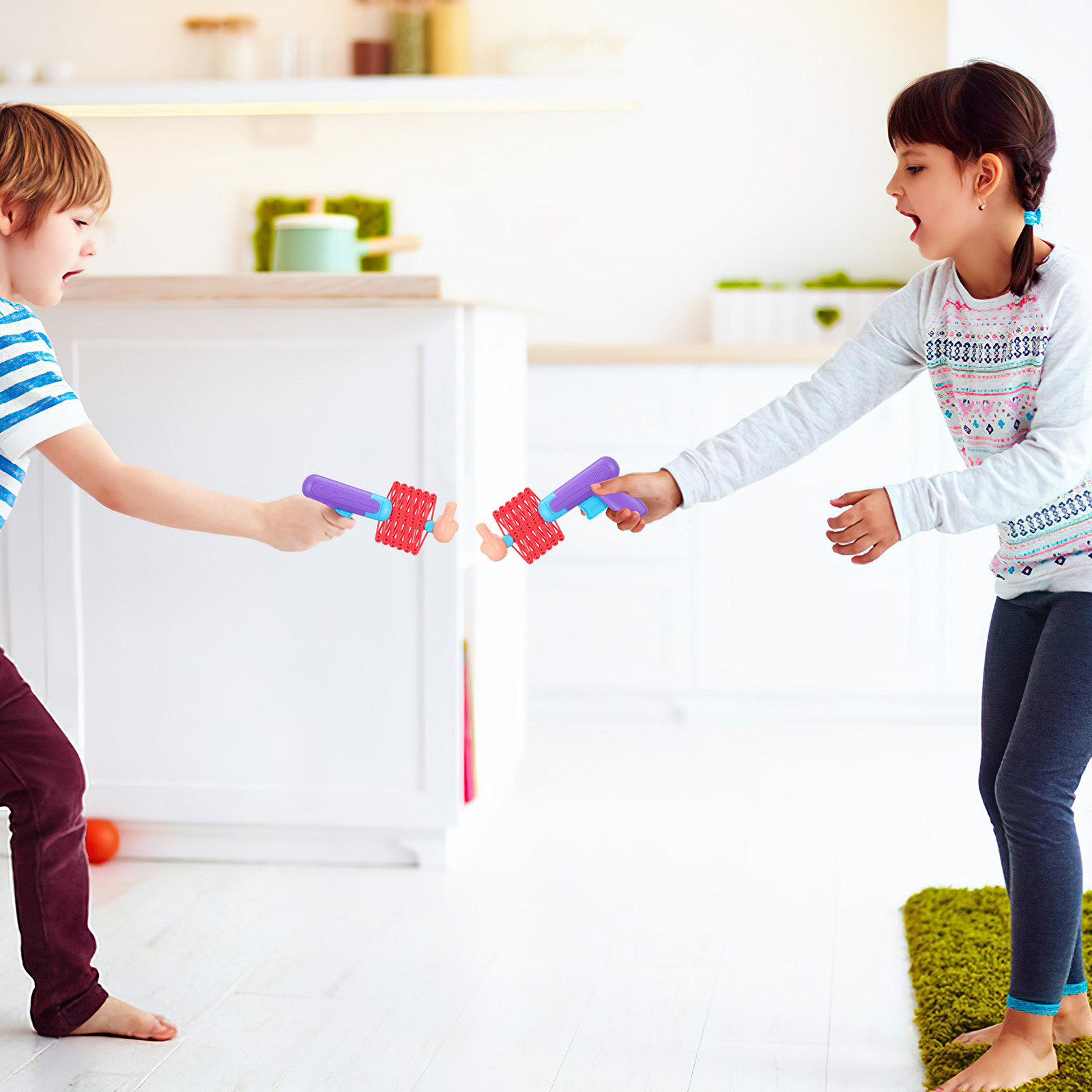 2Pcs Telescopic Spring Fists P - đánh giá và giá Kids Outdoor Games For Party
