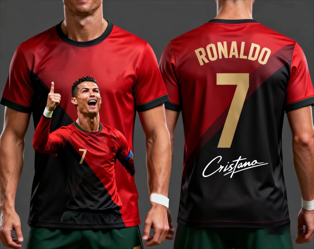 Ronaldo's Summer 3D Printed Fa - đánh giá và giá Kids Outdoor Wear
