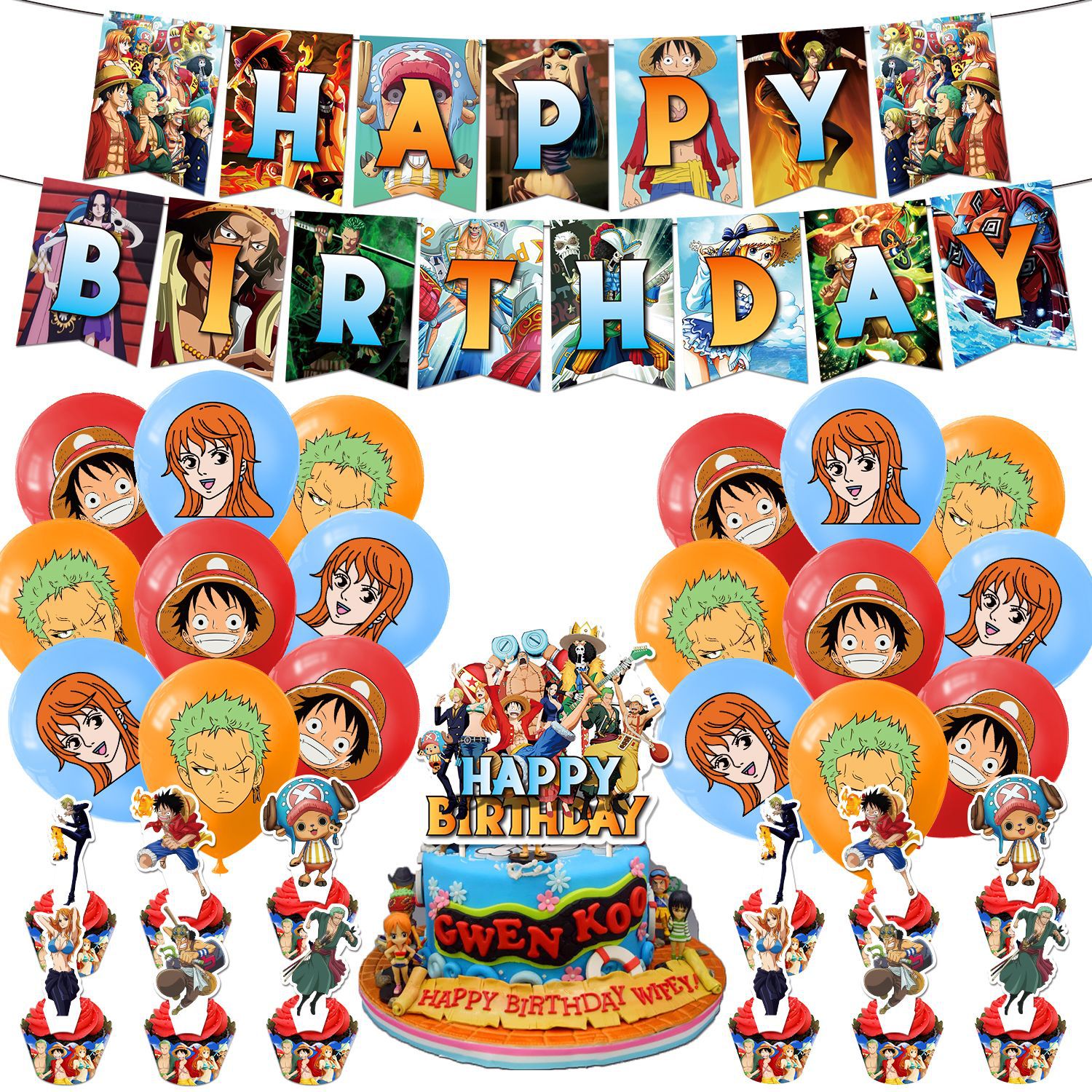 One Piece Balloons Anime Kid B - đánh giá và giá Kids Outdoor Merry Go Round
